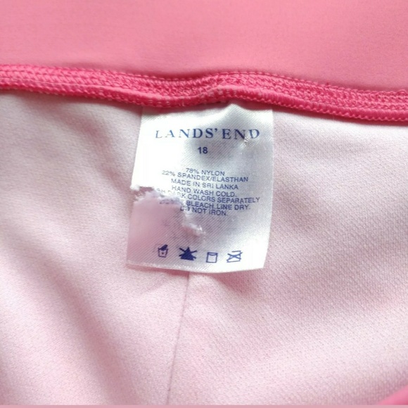 Lands' End Swim Lands End Bathing Suit Bottoms Skirt Skort Slit